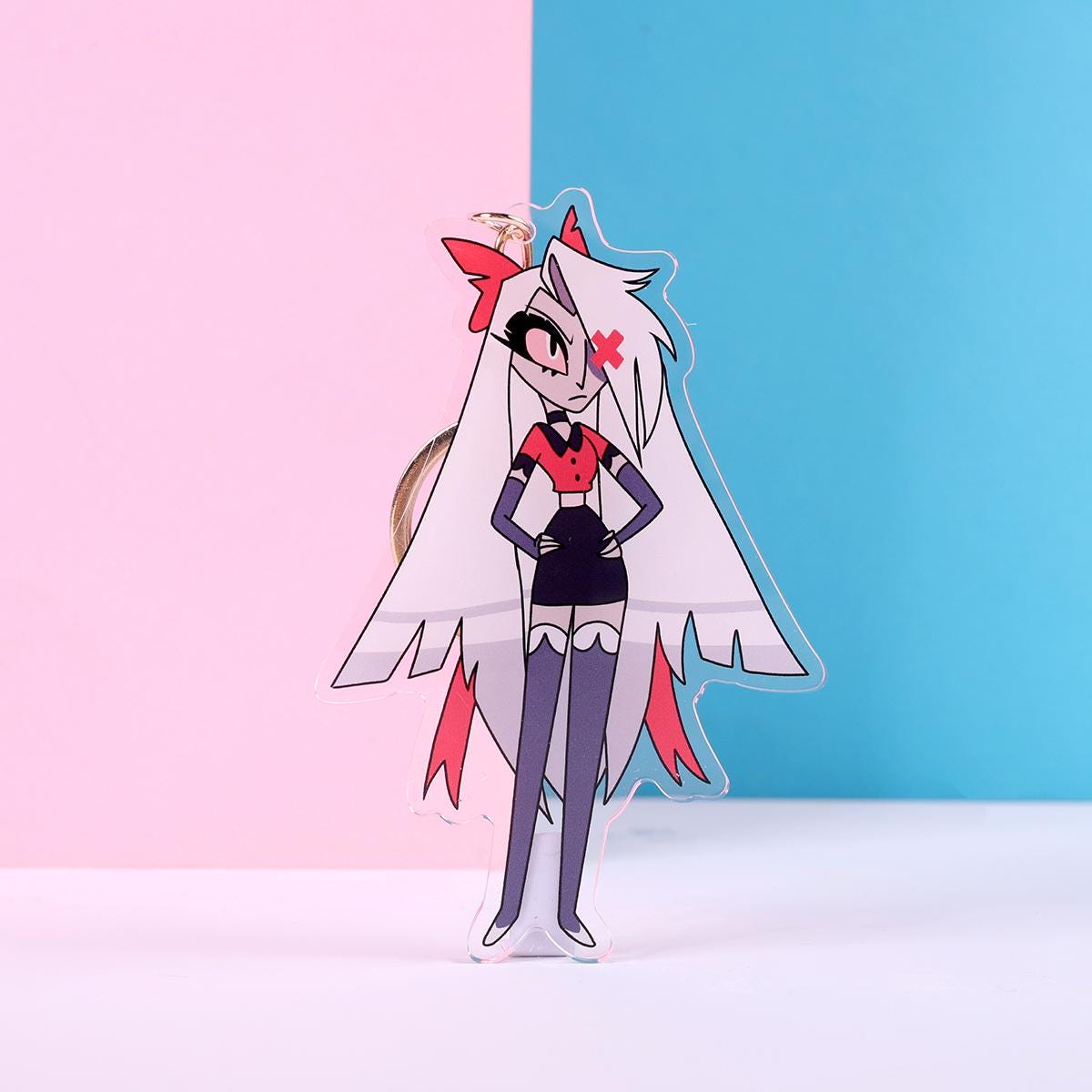 Hazbin Hotel Vaggie Double Sided Keychain | 4 Inch Keychain