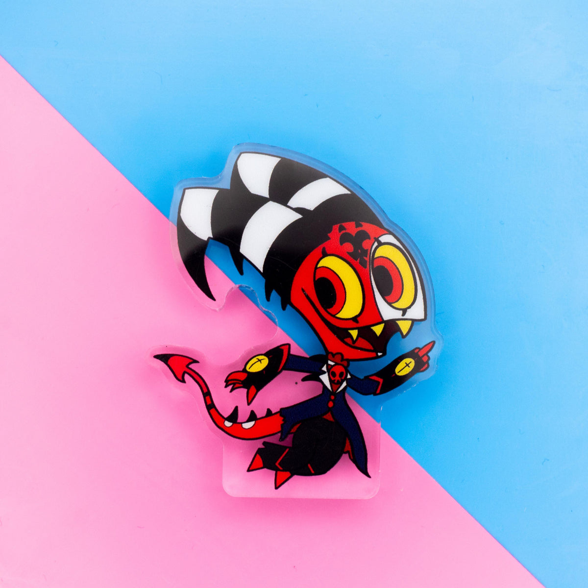 Helluva Boss Chibi Blitz Thick Double Sided Acrylic Standee | 2 Inch Standee