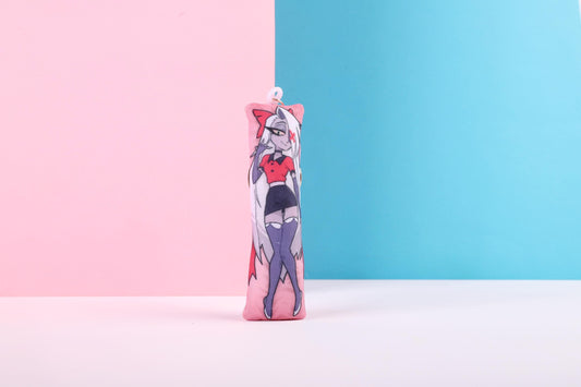 Hazbin Hotel Vaggie Mini Dakimakura Keychain |  11x3cm Two Way Tricot Daki Keychain Body Pillow