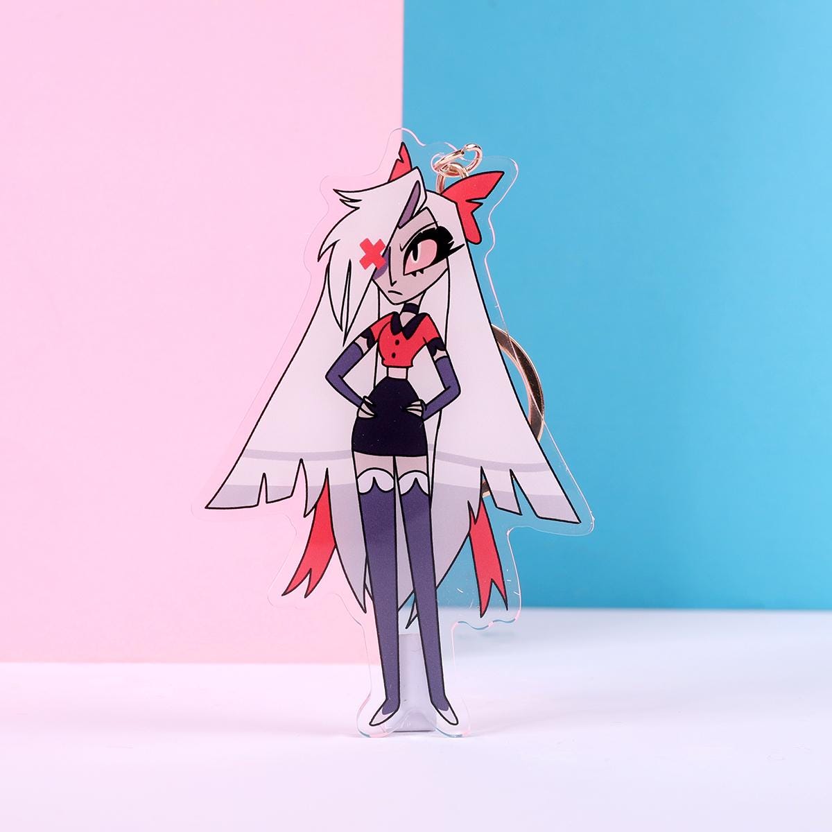 Hazbin Hotel Vaggie Double Sided Keychain | 4 Inch Keychain