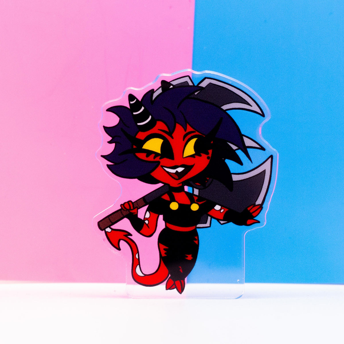 Helluva Boss Chibi Millie Thick Double Sided Acrylic Standee | 2 Inch Standee
