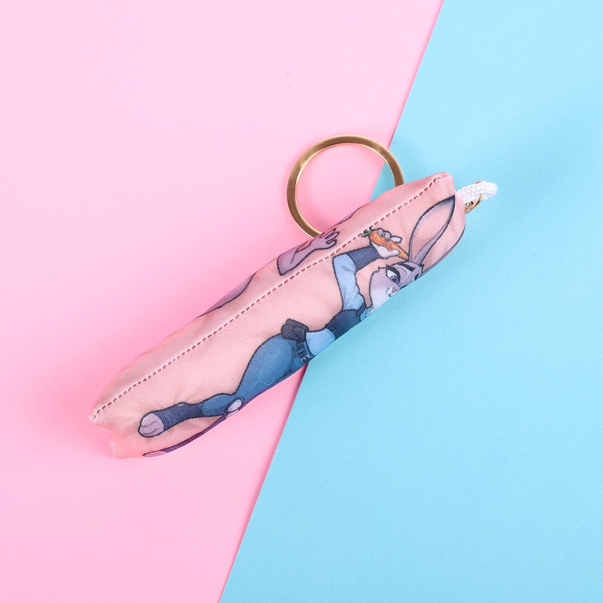 Zootopia Judy Hopps Mini Dakimakura Keychain |  11x3cm Two Way Tricot Daki Keychain Body Pillow