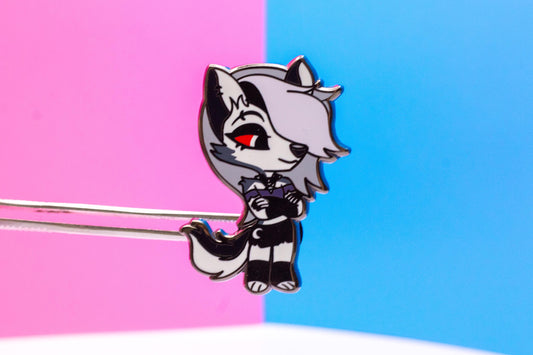 Helluva Boss Chibi Loona Enamel Pin | 1.5 Inch Hard Enamel Pin