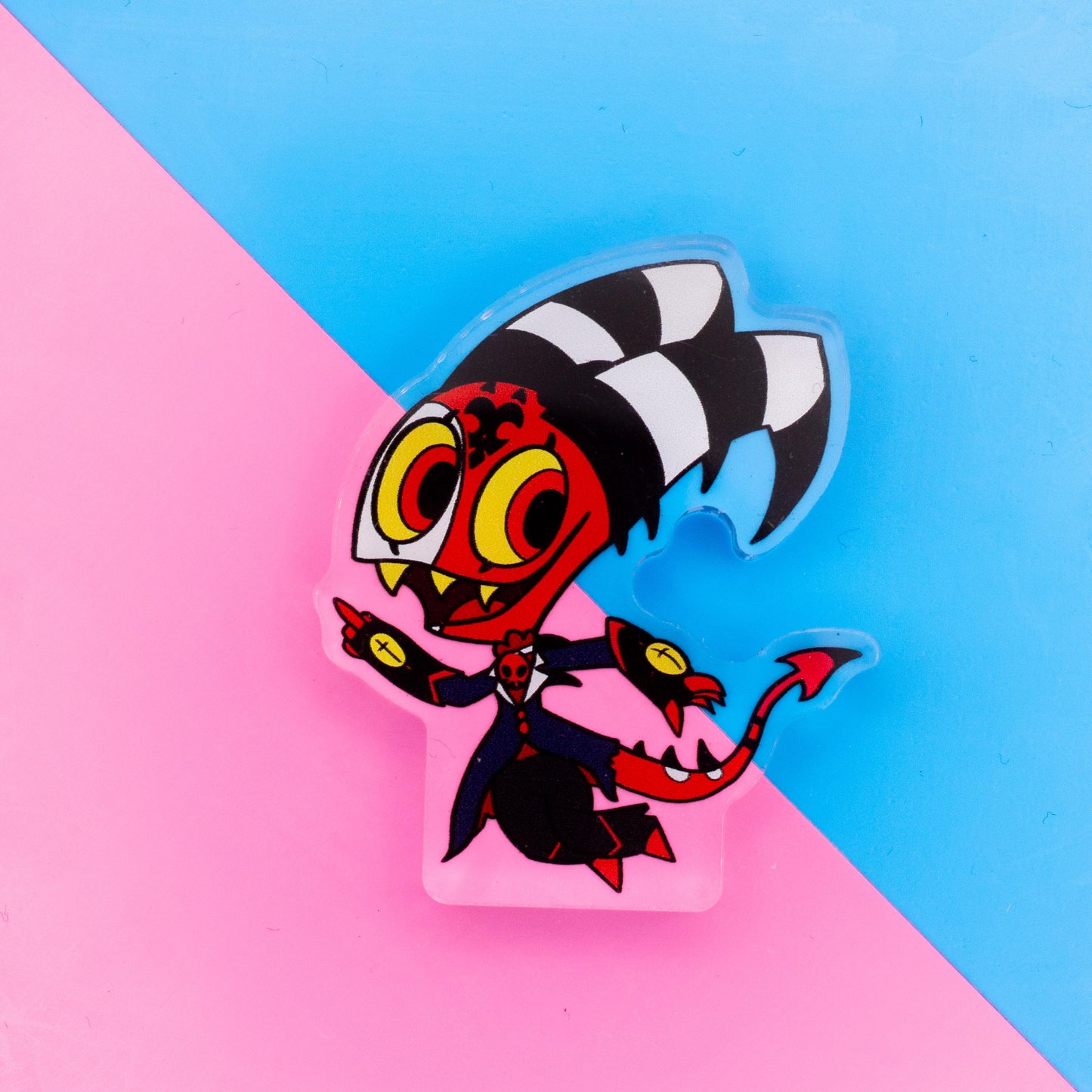 Helluva Boss Chibi Blitz Thick Double Sided Acrylic Standee | 2 Inch Standee