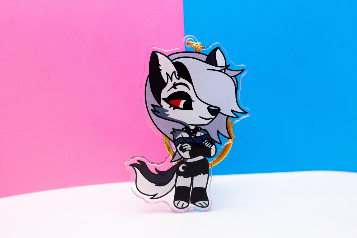 Chibi Loona Helluva Boss Double Sided Keychain | 3 Inch Keychain