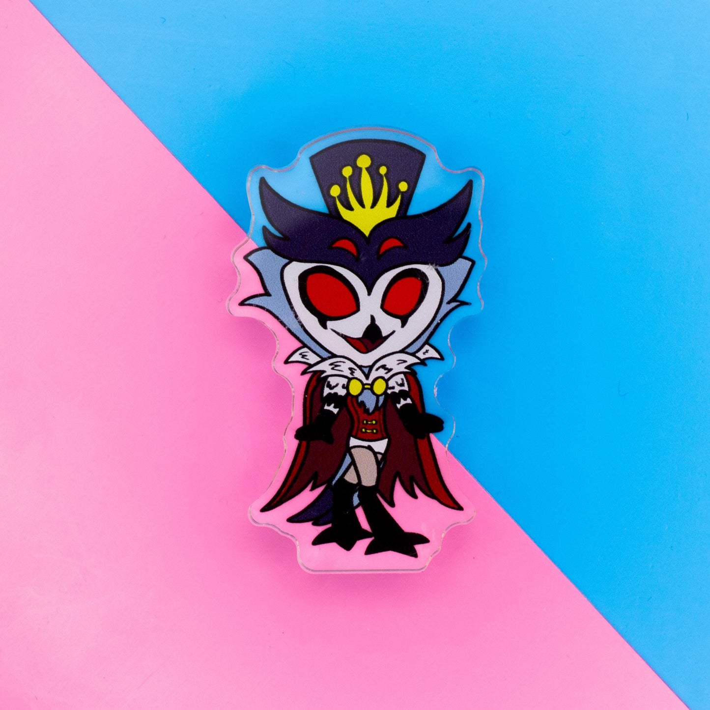 Helluva Boss Chibi Stolas Thick Double Sided Acrylic Standee | 2 Inch Standee
