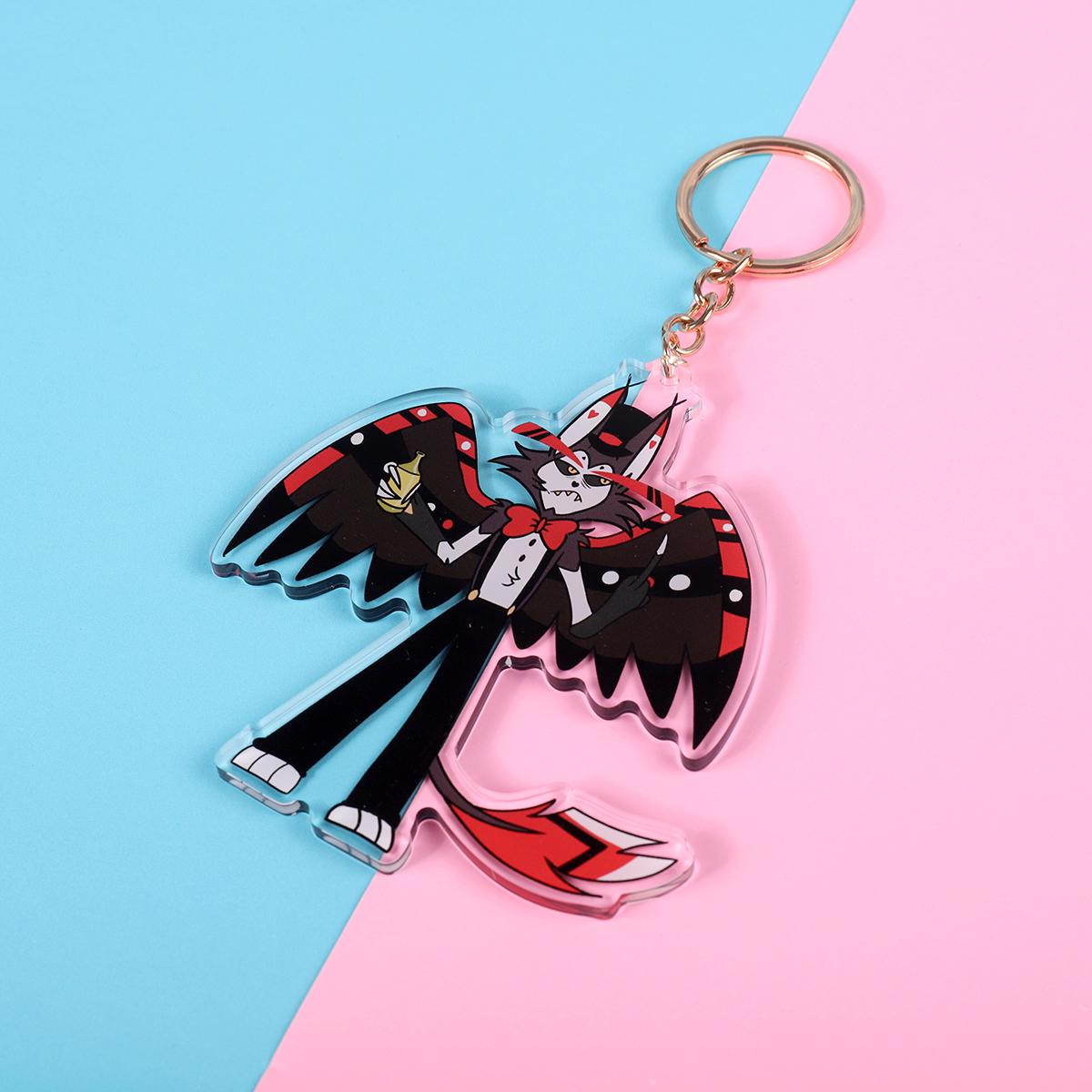 Hazbin Hotel Husk Double Sided Keychain | 4 Inch Keychain