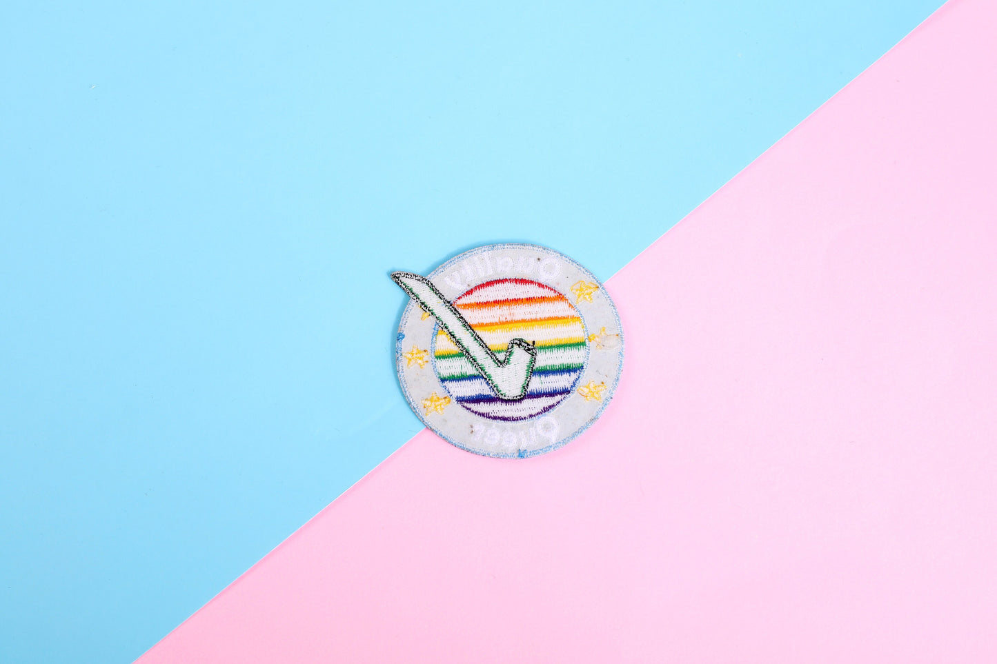 Quality Queer LGBTQ+ Embroidered Patch | 3 Inch Sew On Embroidered Patch