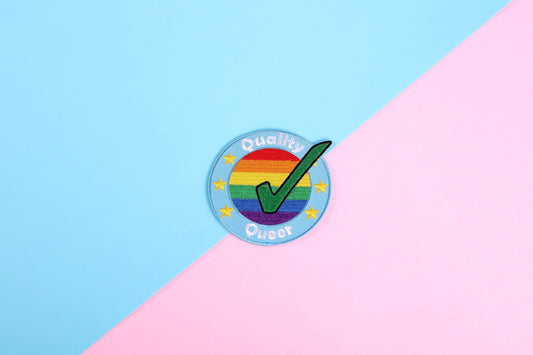 Quality Queer LGBTQ+ Embroidered Patch | 3 Inch Sew On Embroidered Patch