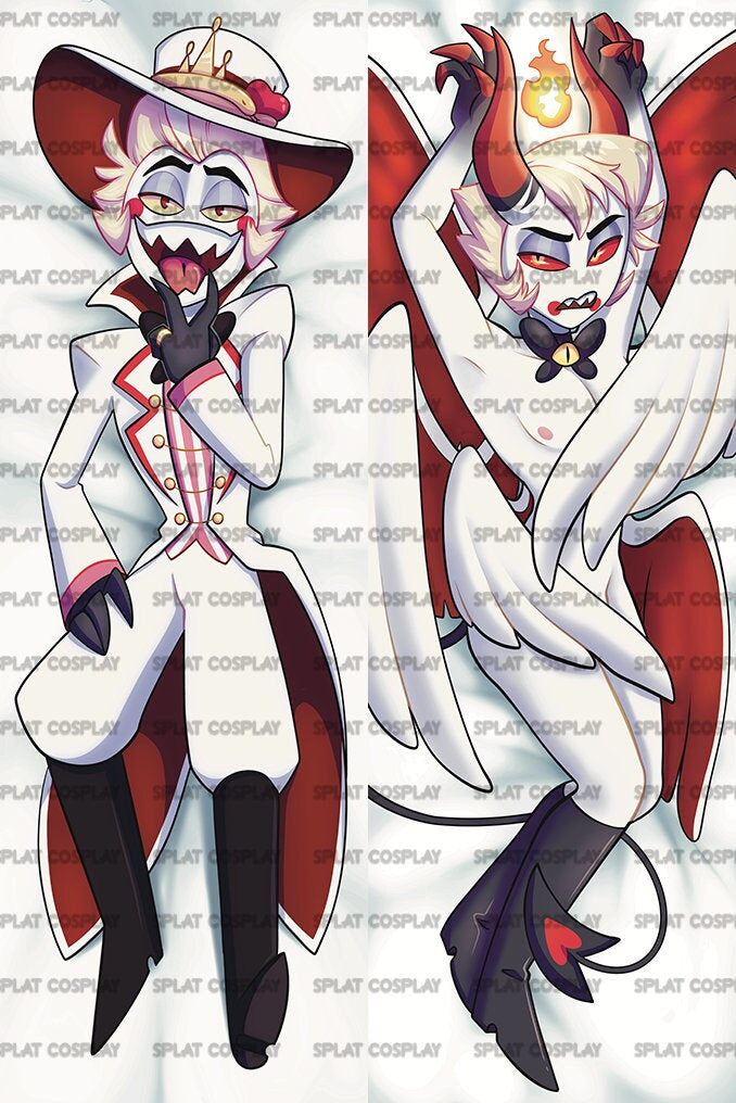 Hazbin Hotel Lucifer Morningstar Dakimakura Pillowcase |  50x150cm Two Way Tricot Daki Body Pillow