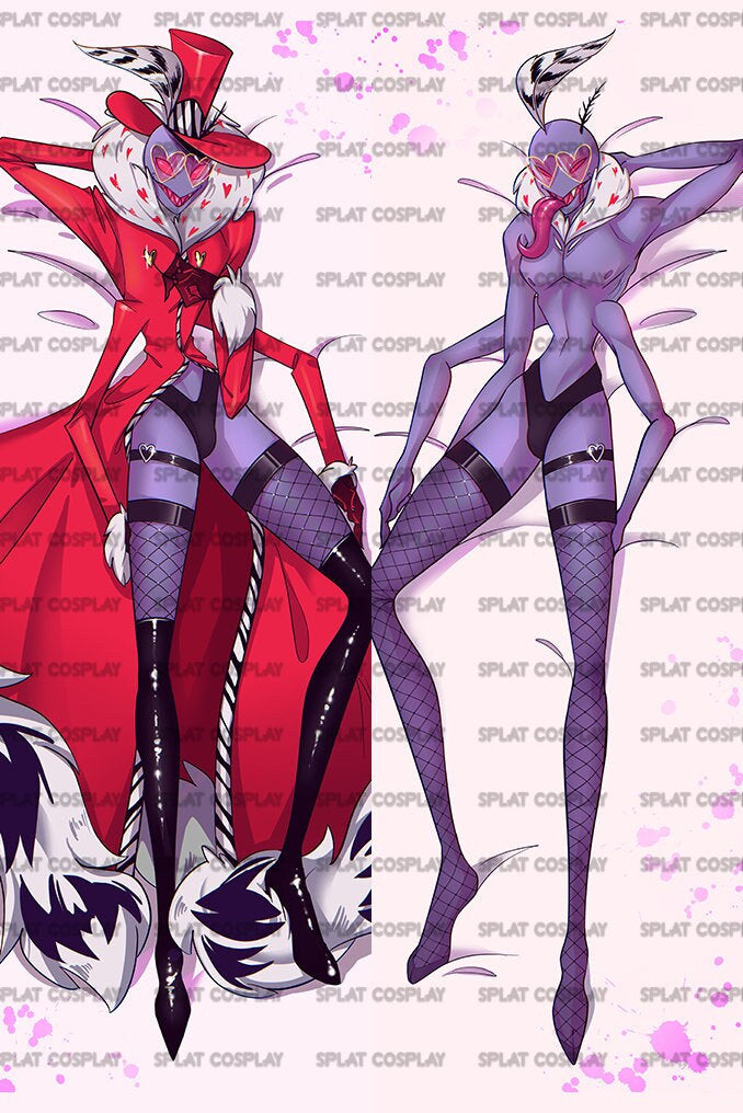 Hazbin Hotel Valentino Dakimakura Pillowcase |  50x150cm Two Way Tricot Daki Body Pillow