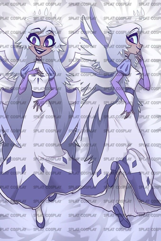 Hazbin Hotel Emily Angel Dakimakura Pillowcase |  50x150cm Two Way Tricot Daki Body Pillow