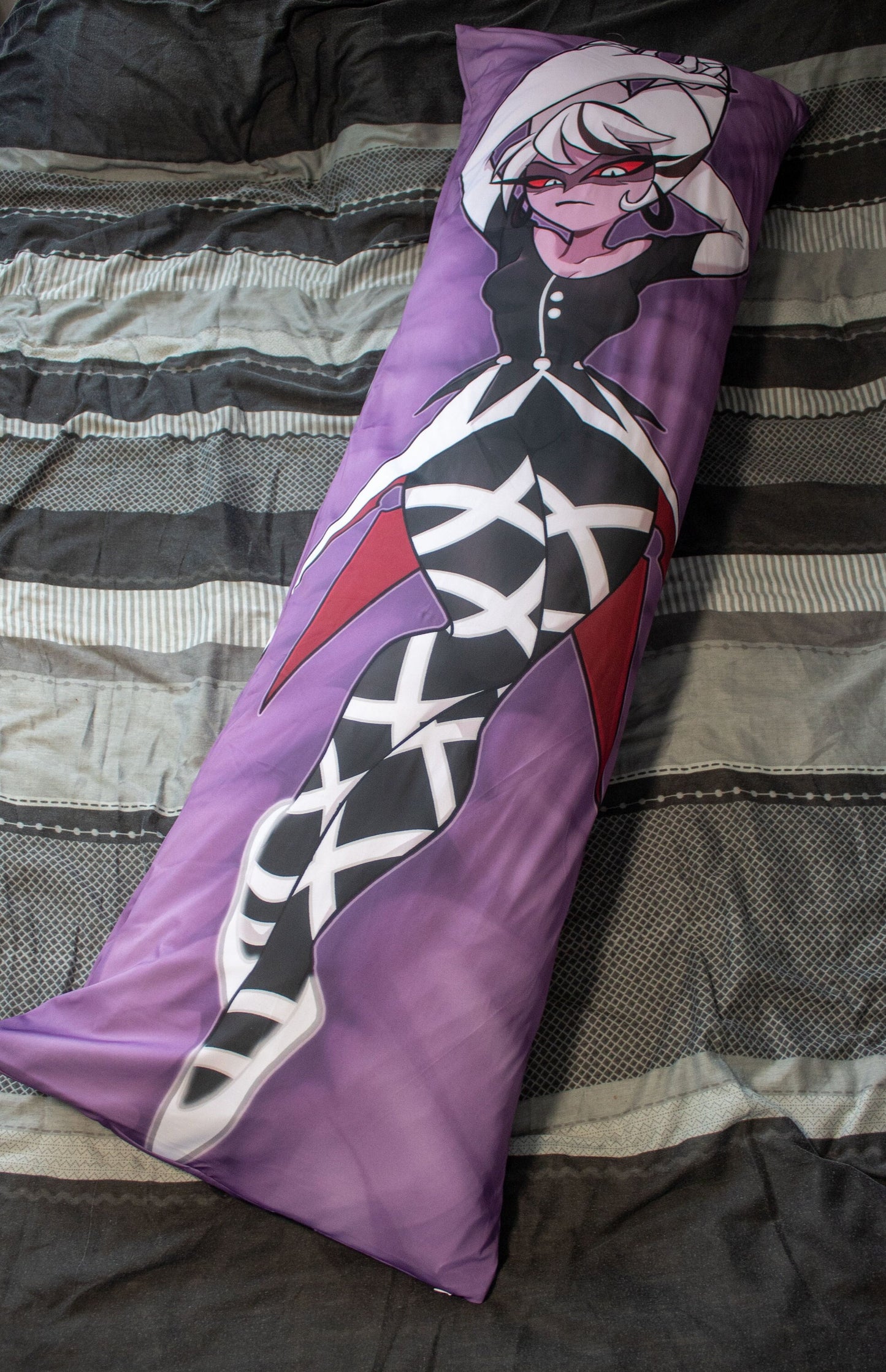 Hazbin Hotel Carmilla Carmine Dakimakura Pillowcase |  50x150cm Two Way Tricot Daki Body Pillow