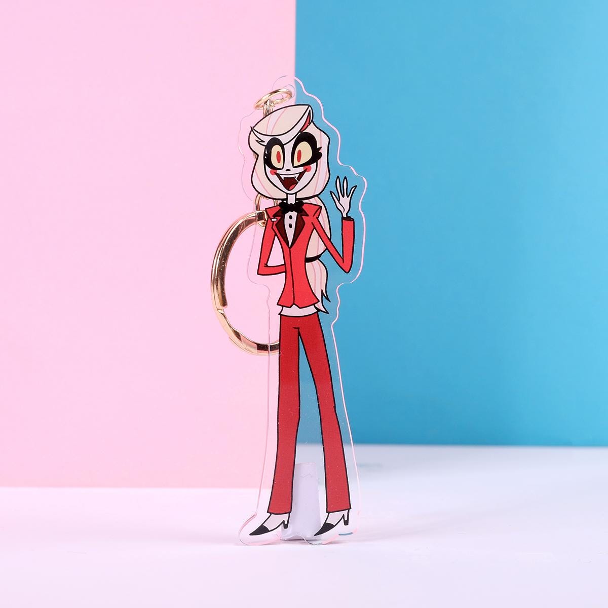 Hazbin Hotel Charlie Morningstar Double Sided Keychain | 4 Inch Keychain