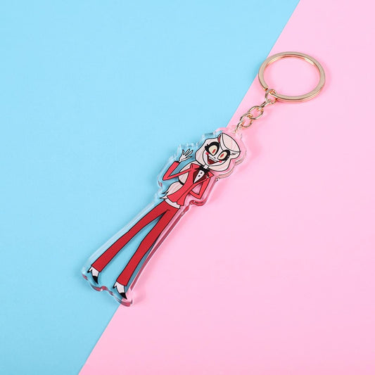 Hazbin Hotel Charlie Morningstar Double Sided Keychain | 4 Inch Keychain