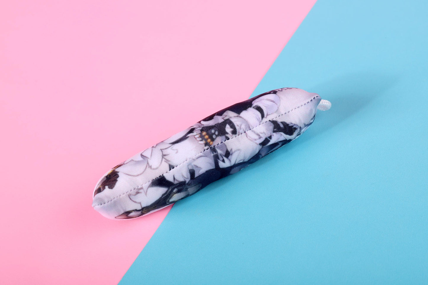 ZZZ Von Lycaon Mini Dakimakura Keychain |  11x3cm Two Way Tricot Daki Keychain Body Pillow Zenless Zone Zero