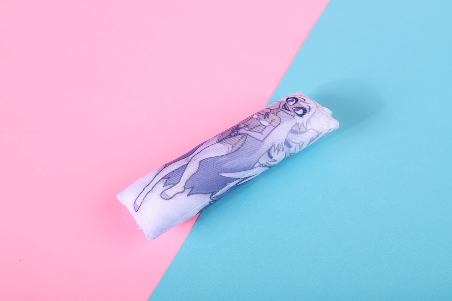 Hazbin Hotel Emily Lingerie Mini Dakimakura Keychain |  11x3cm Two Way Tricot Daki Keychain Body Pillow