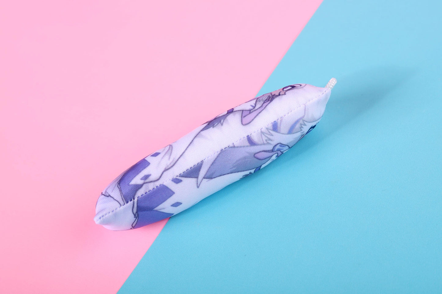 Hazbin Hotel Emily Mini Dakimakura Keychain |  11x3cm Two Way Tricot Daki Keychain Body Pillow