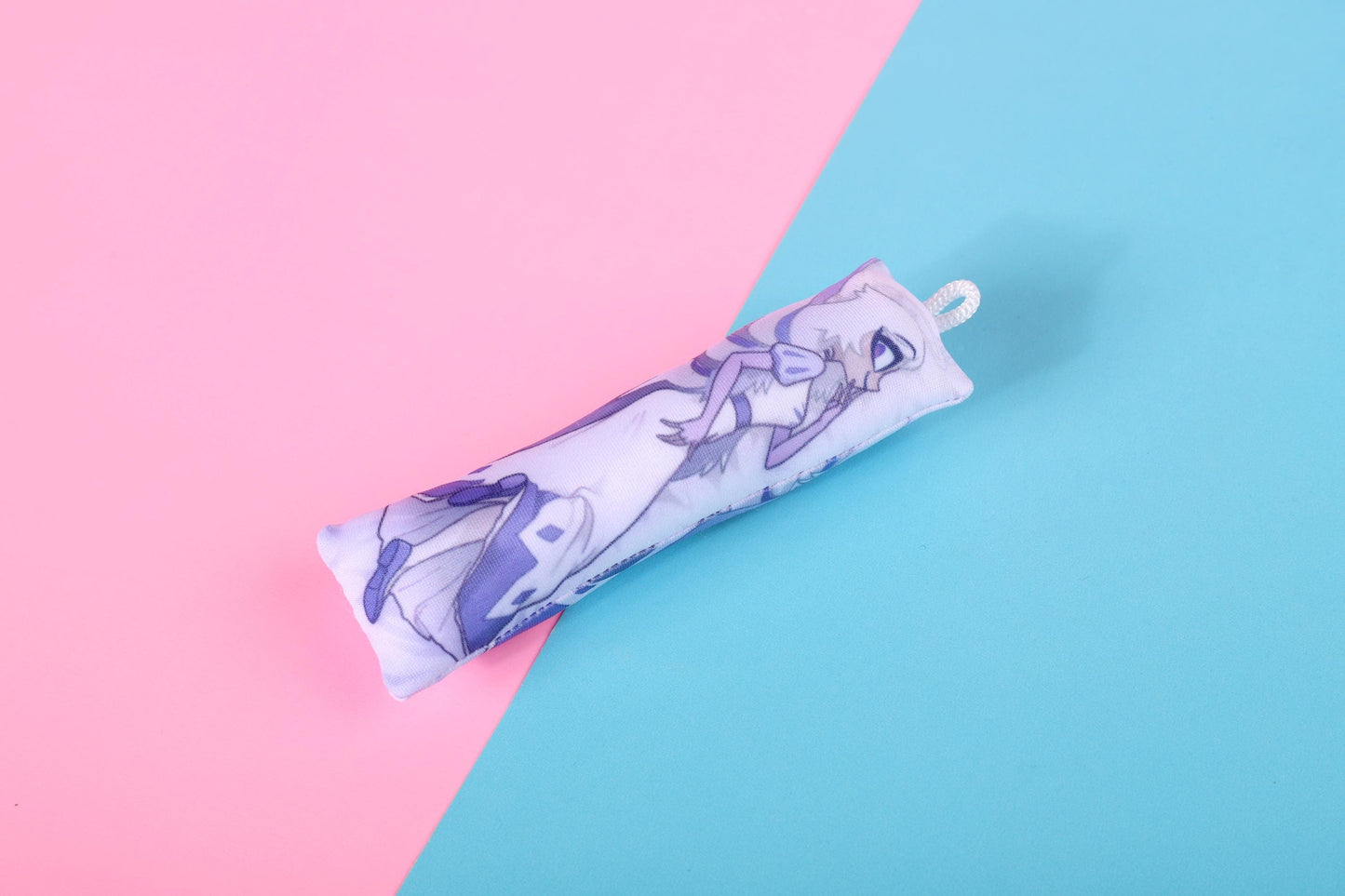 Hazbin Hotel Emily Mini Dakimakura Keychain |  11x3cm Two Way Tricot Daki Keychain Body Pillow