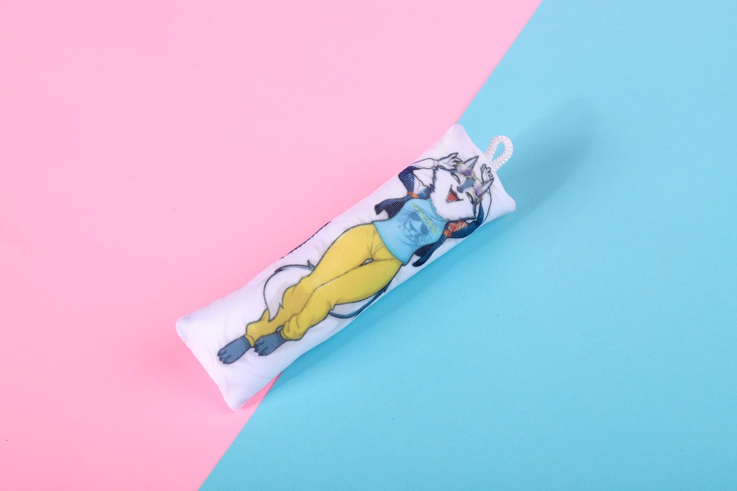 Sing Porsha Crystal Mini Dakimakura Keychain |  11x3cm Two Way Tricot Daki Keychain Body Pillow