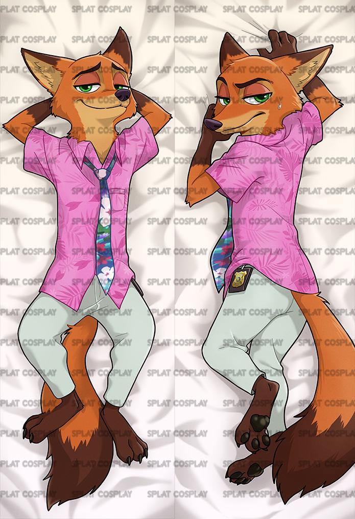Zootopia Nick Wilde Dakimakura Pillowcase |  50x150cm Two Way Tricot Daki Body Pillow