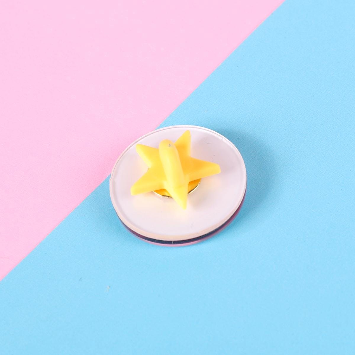 Helluva Boss IMP Logo Acrylic Pin | 1" Die Cut Acrylic Pin