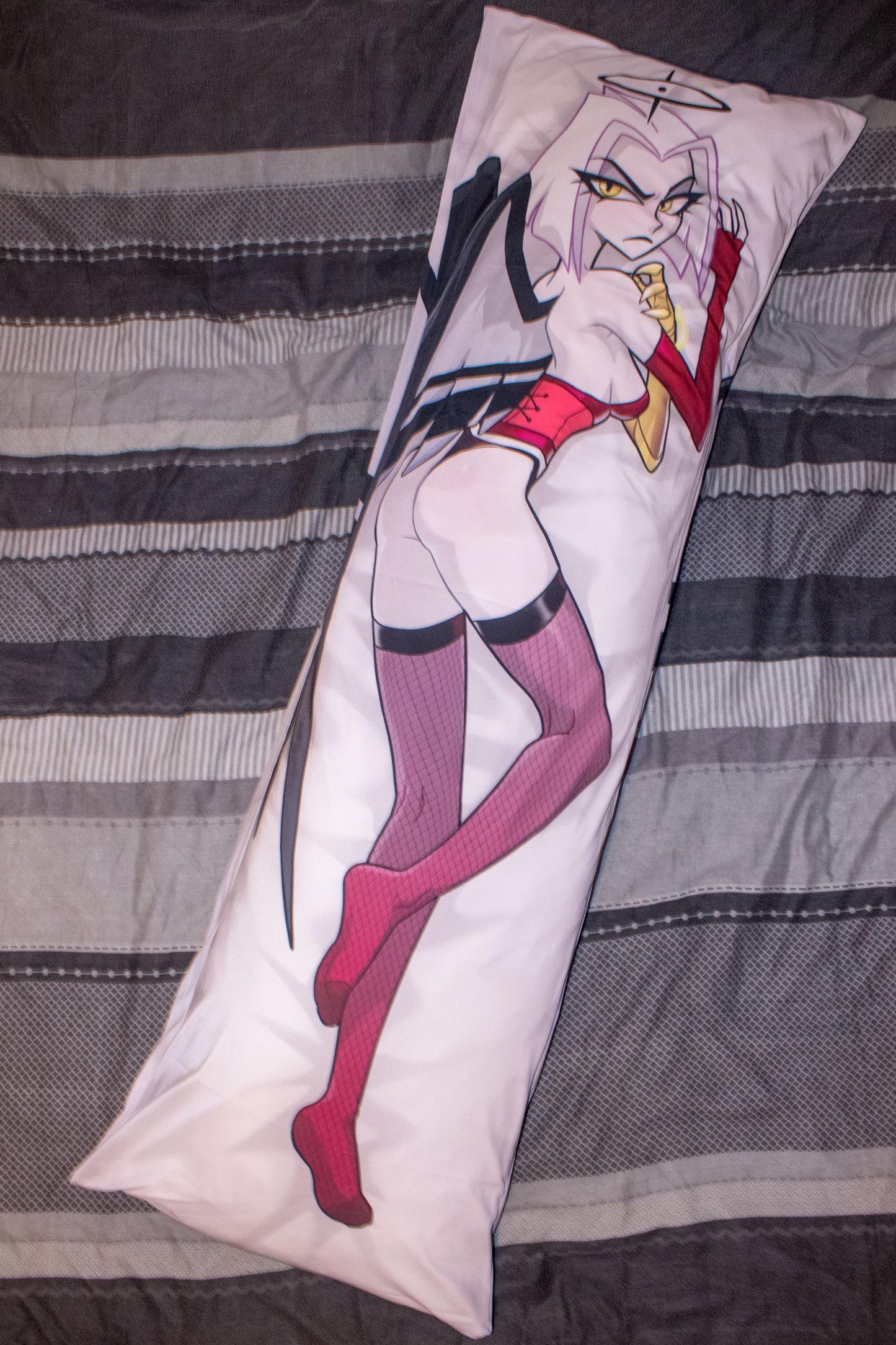 Hazbin Hotel Lute Exorcist Dakimakura Pillowcase |  50x150cm Two Way Tricot Daki Body Pillow