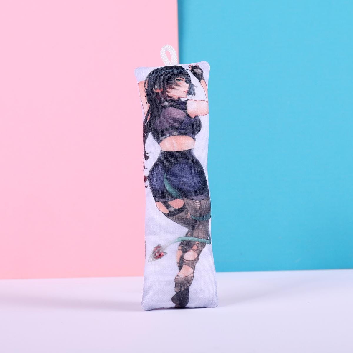 ZZZ Jane Doe Mini Dakimakura Keychain |  11x3cm Two Way Tricot Daki Keychain Body Pillow Zenless Zone Zero