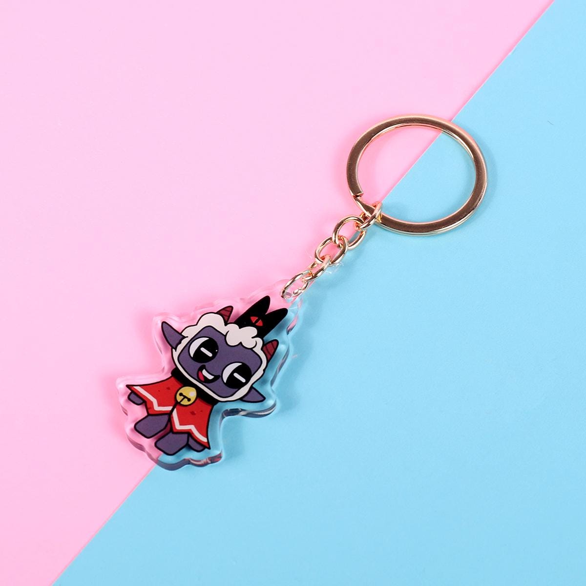 Cult of the Lamb Double Sided Keychain | 2 Inch Keychain