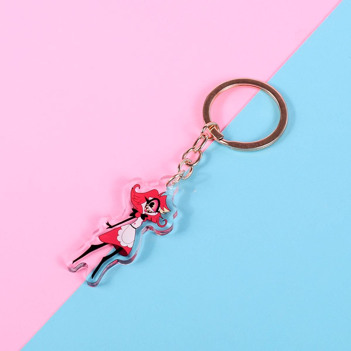 Hazbin Hotel Nifty Double Sided Keychain | 2 Inch Keychain