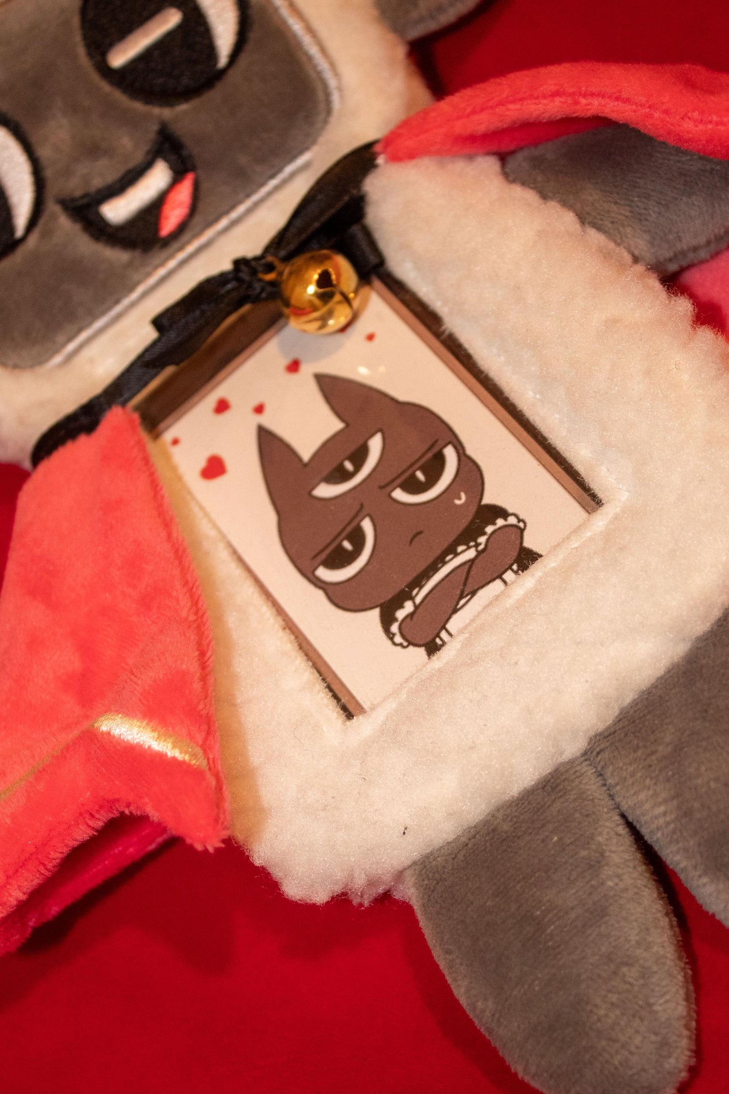 Cult of the Lamb Double Plush Photo Holder Keychain