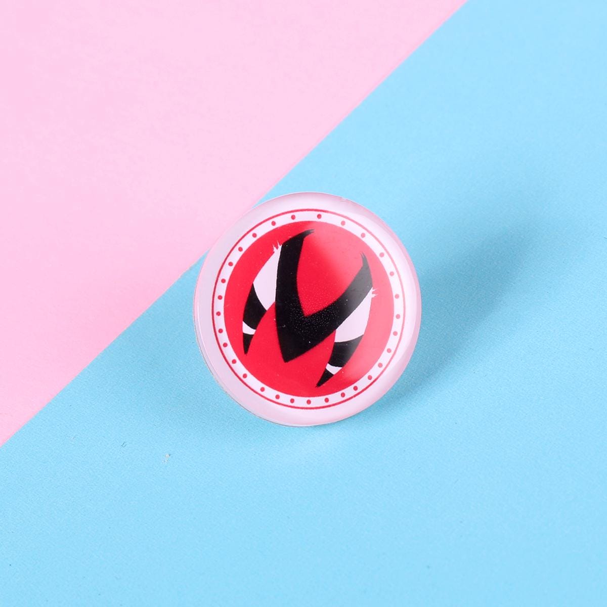 Helluva Boss IMP Logo Acrylic Pin | 1" Die Cut Acrylic Pin