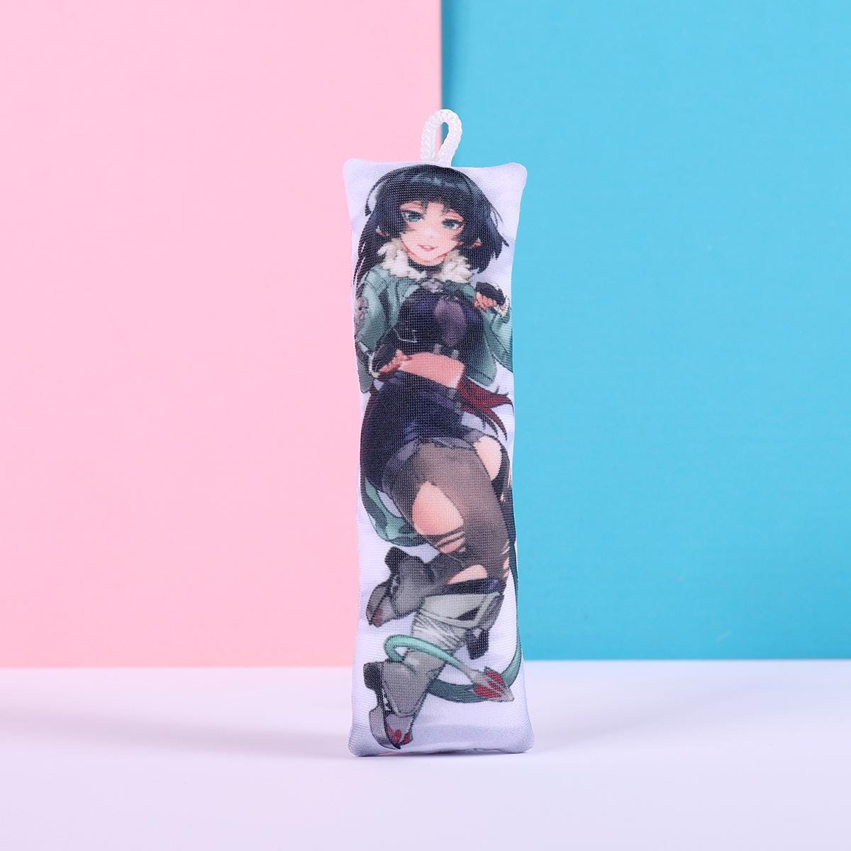 ZZZ Jane Doe Mini Dakimakura Keychain |  11x3cm Two Way Tricot Daki Keychain Body Pillow Zenless Zone Zero