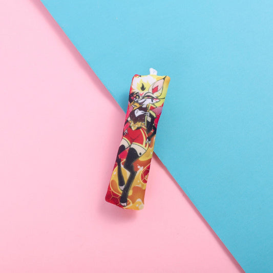 Helluva Boss Queen Bee Mastermind Mini Dakimakura Keychain |  11x3cm Two Way Tricot Daki Keychain