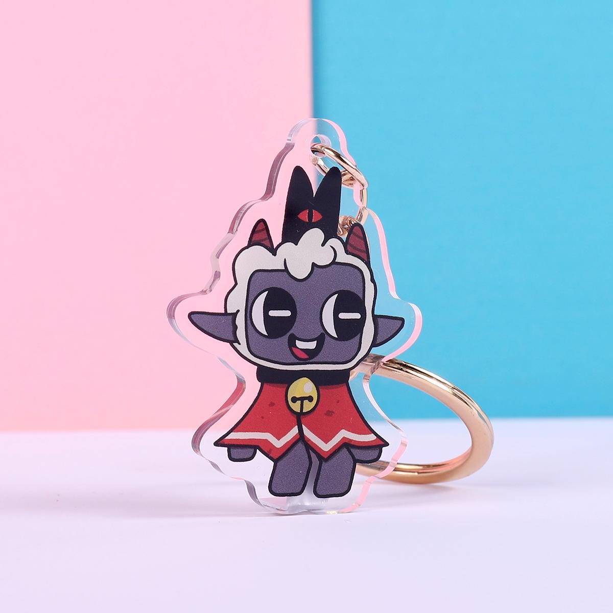 Cult of the Lamb Double Sided Keychain | 2 Inch Keychain