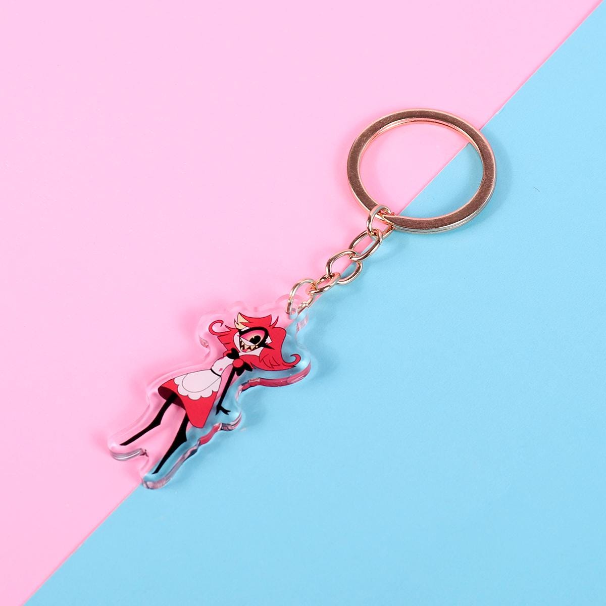 Hazbin Hotel Nifty Double Sided Keychain | 2 Inch Keychain
