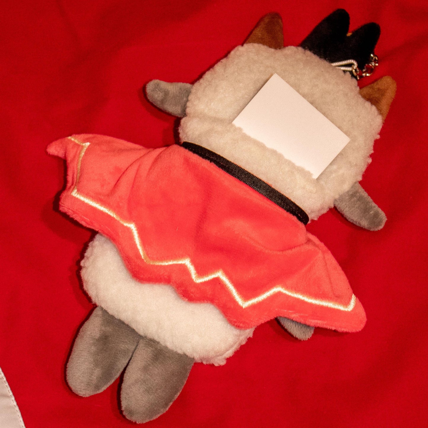 Cult of the Lamb Double Plush Photo Holder Keychain