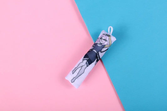 Hazbin Hotel Lute Mini Dakimakura Keychain |  11x3cm Two Way Tricot Daki Keychain Body Pillow (Copy)