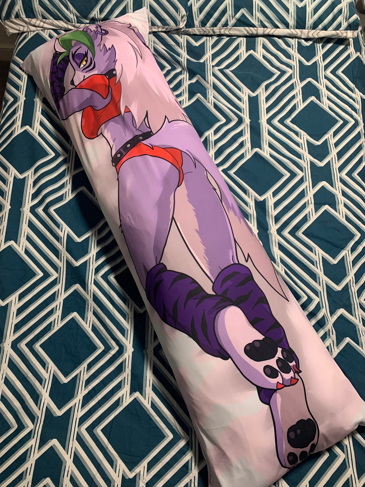 FNAF Roxanne Wolf Dakimakura Kissenbezug | 50x150cm Zwei-Wege-Trikot-Daki