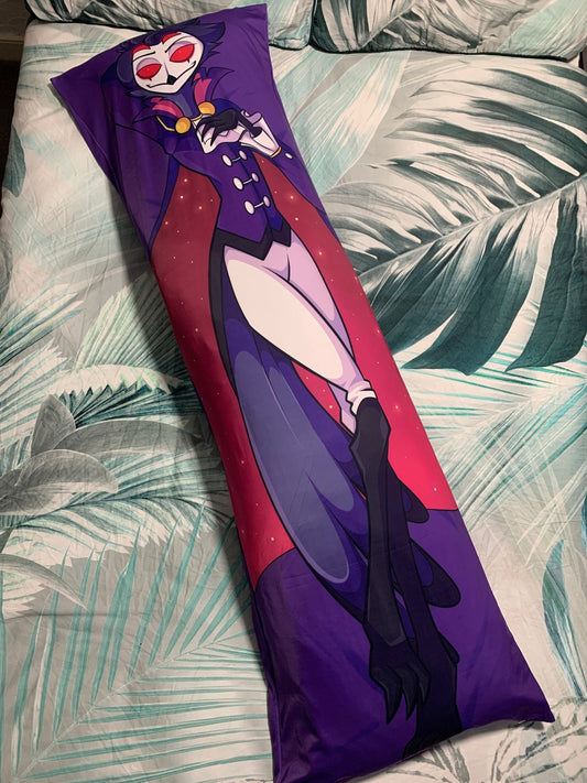 Helluva Boss Stolas (humano y búho) funda de almohada Dakimakura | Tricot bidireccional 50x150cm Daki