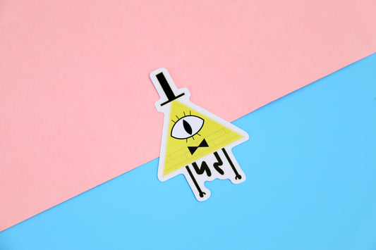 Gravity Falls Bill Cypher | 3" gestanzter Vinyl-Aufkleber