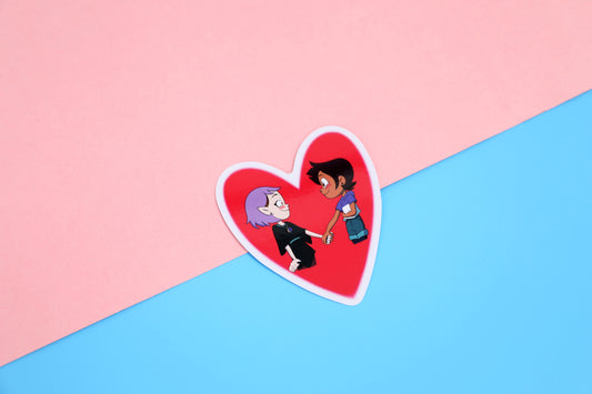 Owl House Lumity Heart | 3" Die Cut Vinyl Sticker