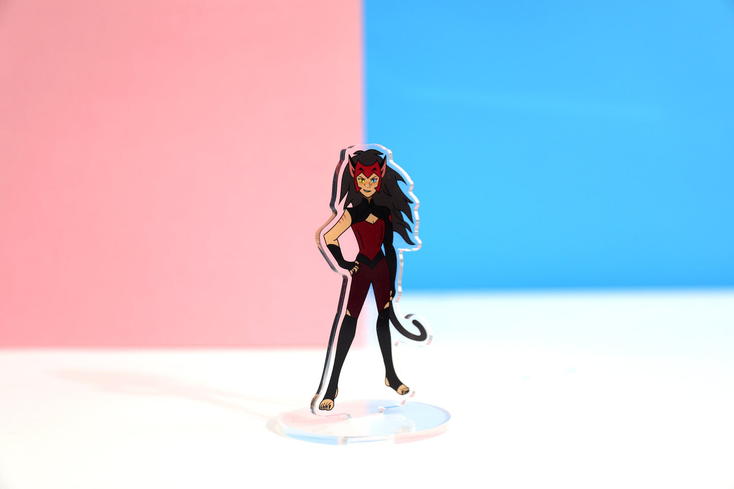 She-Ra Catra Doppelseitiger Acrylständer | 4-Zoll-Standee