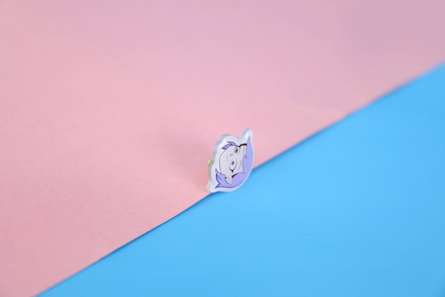 Owl House Pink Amity Acrylic Pin | 1" Die Cut Acrylic Pin
