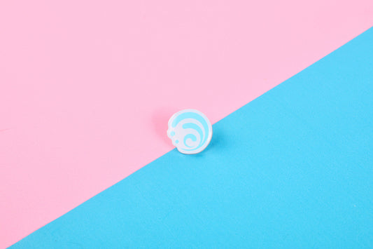 Genshin Impact Hydro Element Acrylic Pin | 1" Die Cut Acrylic Pin