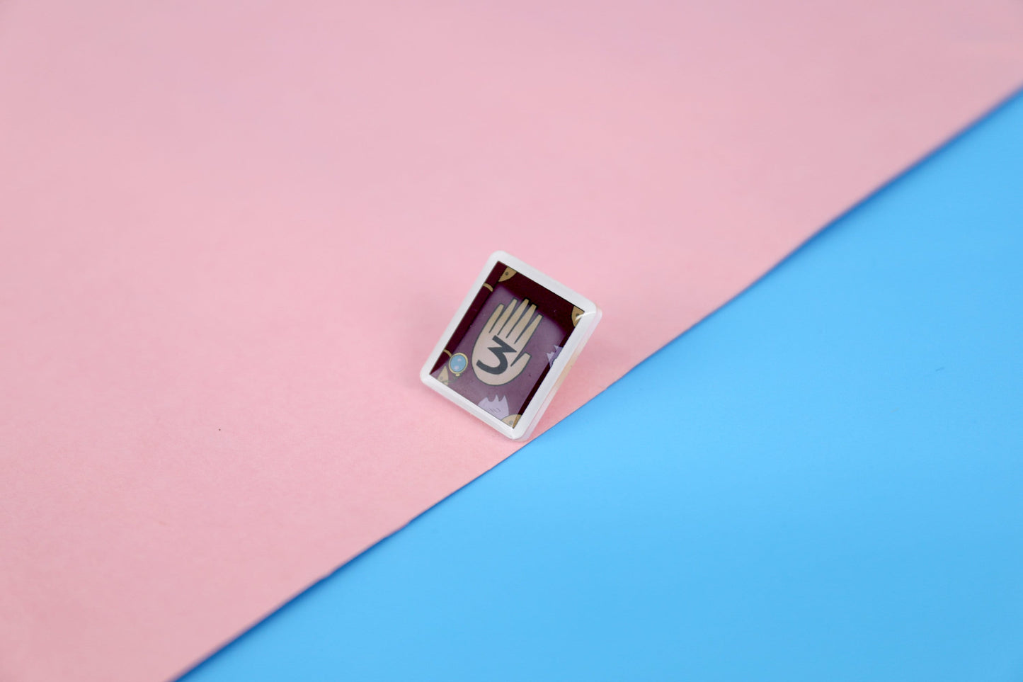 Gravity Falls Journal Acrylic Pin | 1" Die Cut Acrylic Pin