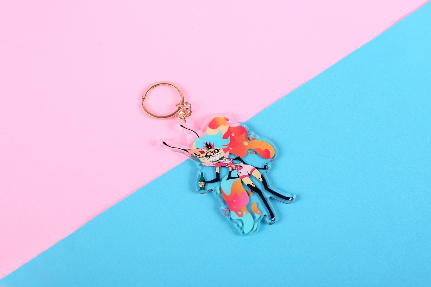 Helluva Boss Queen Bee Double Sided Keychain | 4 Inch Keychain