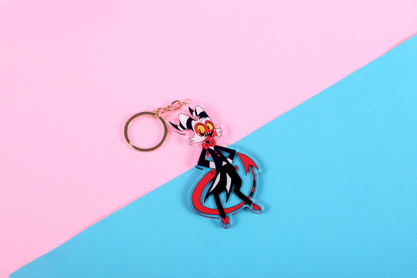 Helluva Boss Moxxie Double Sided Keychain | 4 Inch Keychain