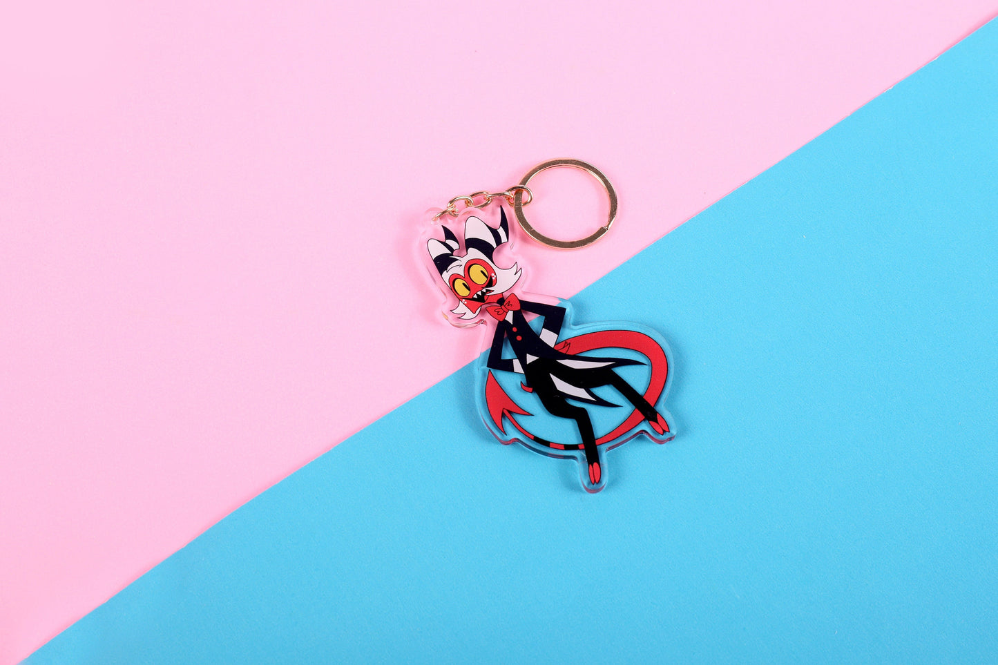 Helluva Boss Moxxie Double Sided Keychain | 4 Inch Keychain