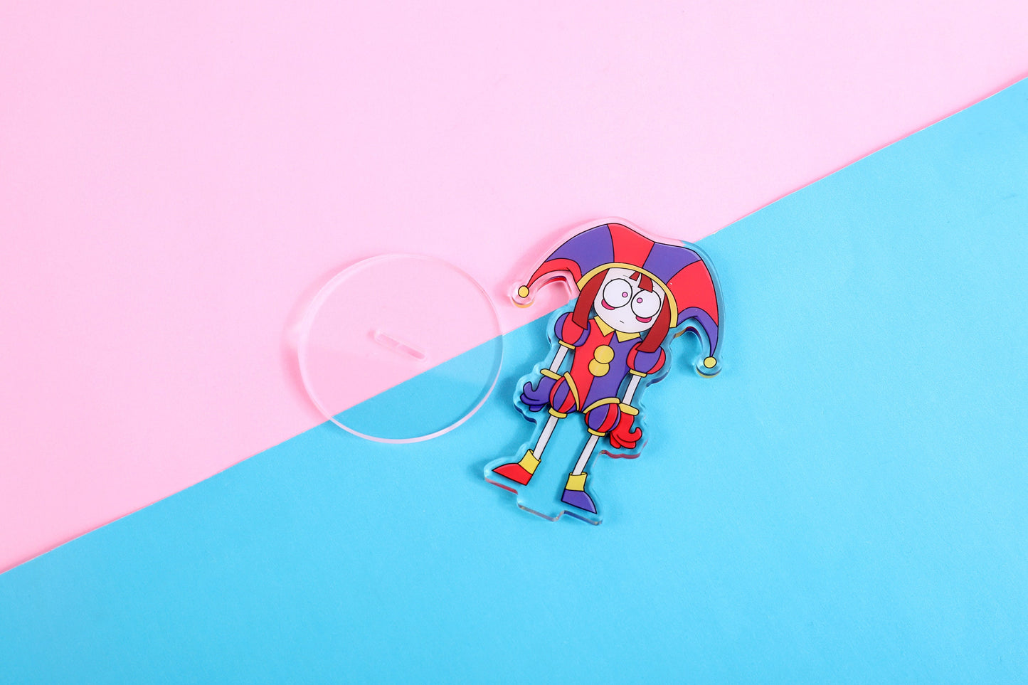 The Amazing Digital Circus Pomni Double Sided Acrylic Standee | 4 Inch Standee